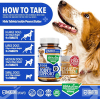 Thumbnail for Hip & Joint Tablets For Young Dogs - Medipaws