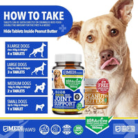 Thumbnail for Hip & Joint Tablets For Senior Dogs - Medipaws